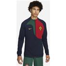 Portugal Academy Pro Men's Knit Football Jacket - Blue