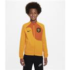 Netherlands Academy Pro Older Kids' Nike Football Jacket - Orange