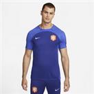 Netherlands Strike Men's Nike Dri-FIT Short-Sleeve Football Top - Blue
