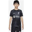 Liverpool F.C. 2022/23 Stadium Goalkeeper Older Kids' Nike Dri-FIT Football Shirt - Grey