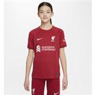 Liverpool F.C. 2022/23 Stadium Home Older Kids' Nike Dri-FIT Football Shirt - Red