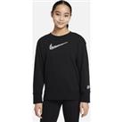 Nike Sportswear Older Kids' (Girls') French Terry Sweatshirt - Black
