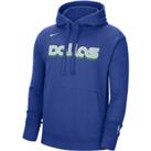 Dallas Mavericks City Edition Men's Nike NBA Fleece Pullover Hoodie - Blue