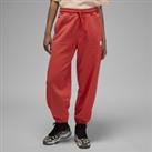 Jordan Flight Women's Fleece Trousers - Red