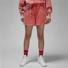 Jordan Flight Women's Washed Fleece Shorts - Red