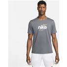 Nike Dri-FIT Miler D.Y.E. Men's Short-Sleeve Running Top - Grey