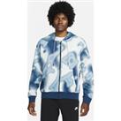 Naomi Osaka Collection Full-Zip French Terry Printed Hoodie - Blue