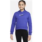 Nike Sportswear Older Kids' (Girls') Fleece Hoodie - Blue