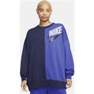 Nike Sportswear Over-Oversized Fleece Dance Sweatshirt - Blue