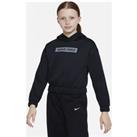 Nike Pro Therma-FIT Older Kids' (Girls') Pullover Hoodie - Black