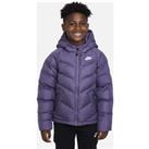 Nike Sportswear Older Kids' Synthetic-Fill Hooded Jacket - Purple