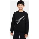 Nike Sportswear Older Kids' (Boys') Fleece Sweatshirt - Black