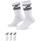 Nike Sportswear Everyday Essential Crew Socks (3 Pairs) - White