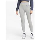 Nike Sportswear Women's High-Waisted Logo Leggings - Grey