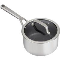 Ninja ZEROSTICK Stainless Steel 18cm Saucepan with Lid - C60218UK