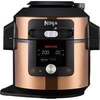 Ninja Deluxe Black & Copper Foodi MAX 15-in-1 SmartLid Multi-Cooker with Smart Cook System 7.5L OL750UKDBCP