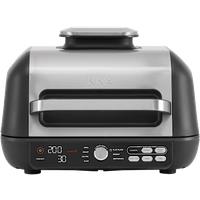 Ninja Foodi MAX Pro Health Grill, Flat Plate & Air Fryer in Black/Silver | AG651UK | by SharkNinja