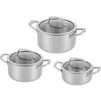 Ninja EverClad Stainless Steel 3-Piece Set in Silver | C93000DE | by SharkNinja