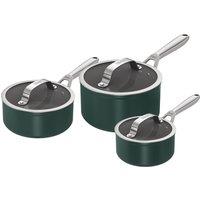 Ninja Ceramic Pro 3-Piece Saucepan Set in Green | CW33000UKGN | by SharkNinja