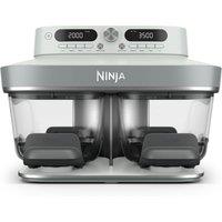 Ninja CRISPi DualZone 8-in-1 Function Glass Air Fryer in White | DD102UKWH | by SharkNinja