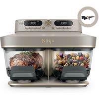 Ninja CRISPi DualZone 8-in-1 Function Glass Air Fryer in Stone Gold | DD103UKSD1 | by SharkNinja