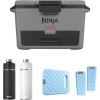 Ninja FrostVault 50QT/47L Cooler Ice Pack & Thirsti Bottle Bundle