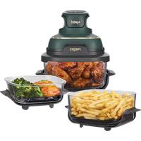 Ninja CRISPi 4-in-1 Portable Glass Air Fryer in Green/Gold | FN103UKGN | by SharkNinja