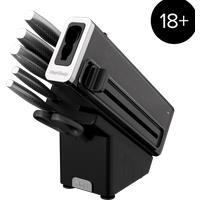 Ninja StaySharp Stainless 6-Piece Knife Set & Wood Block in Charcoal | K62006EUUK | by SharkNinja