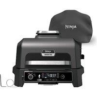 Ninja Woodfire Pro XL Electric BBQ Grill & Smoker with Cover in Grey Lid/Black Body | OG853UK | by SharkNinja