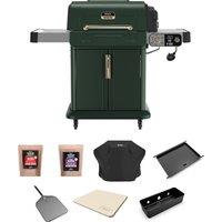 Ninja FlexFlame Outdoor Cooking System Ultimate 5-in-1 Bundle in Green/Gold | PG301UKGNUB | by SharkNinja