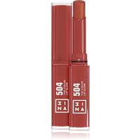 3INA The Color Lip Glow moisturising lipstick with shine shade 504 - Medium, nude taupe 1,6 g