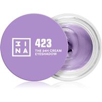 3INA The 24H Cream Eyeshadow creamy eyeshadow shade 423 Lilac 3 ml