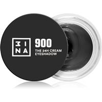 3INA The 24H Cream Eyeshadow creamy eyeshadow shade 900 Black 3 ml