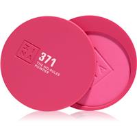 3INA The No-Rules Powder multi-purpose makeup for eyes, lips and face shade 371 - Electric pink, matte 8 g