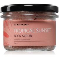 Almara Soap Body Scrub sugar body scrub Tropical Sunset 180 g