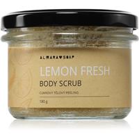 Almara Soap Body Scrub sugar body scrub for cellulite with aroma Lemon Fresh 180 g