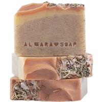 Almara Soap Natural Peeling Walnut natural bar soap with exfoliating effect 90 g