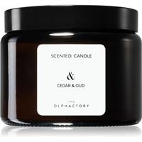 Ambientair The Olphactory Cedar & Oud scented candle (brown) & 360 g