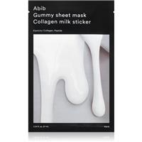 Abib Gummy Sheet Mask Collagen Milk Sticker hydrating face mask with soothing effect 27 ml