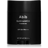 Abib Quick Sunstick Protection Bar sunscreen stick with moisturising effect SPF 50+ 22 g