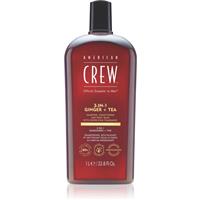 American Crew 3 in 1 Ginger + Tea 3-in-1 shampoo, conditioner & shower gel for men 1000 ml