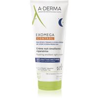 A-Derma Exomega Control Repairing Emollient Night Cream regenerating night cream to stop scratching 200 ml
