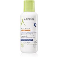 A-Derma Exomega Control Repairing Emollient Night Cream regenerating night cream to stop scratching 400 ml