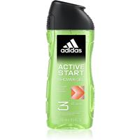 Adidas 3 Active Start shower gel for men 250 ml