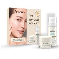 Aveeno Calm + Restore skin care set for dry and sensitive skin