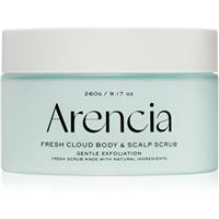 Arencia Fresh Cloud French Mint & Lily gentle scrub for body and hair 260 g