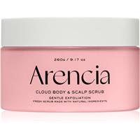 Arencia Fresh Cloud Lavender & Pear gentle body scrub for hair and body 260 g
