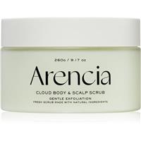 Arencia Fresh Cloud Geranium & Primrose gentle scrub for body and hair 260 g