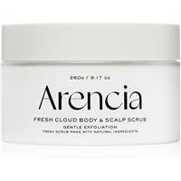 Arencia Fresh Cloud White Tea & Neroli gentle scrub for body and hair 260 g