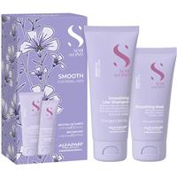 Alfaparf Milano Semi di Lino Smooth Minisize Kit travel set for unruly and frizzy hair